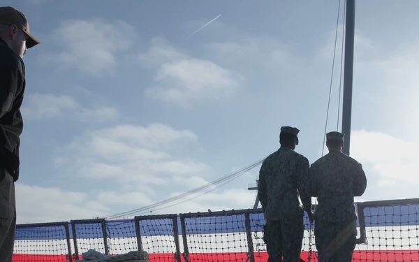 USS Harvey C. Barnum Jr. Commissioning (DDG 124) Ceremony B-Roll