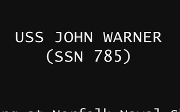USS John Warner (SSN 785) Undocks at Norfolk Naval Shipyard
