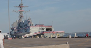 USS Harvey C. Barnum Jr. Commissioning (DDG 124) Ceremony B-Roll