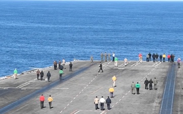 Nimitz Prepares for Flight Operations