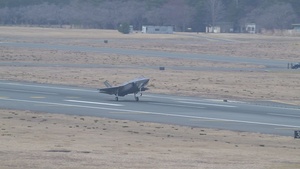 First F-35A Arrival at Misawa Air Base