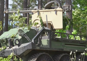 101st uses Hunter Wolf w/ remote operated .50-caliber machine gun at JRTC