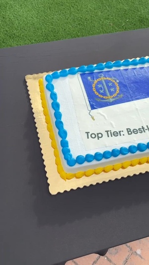 Naval Base San Diego Hoists Battle E and Retention Excellence Pennants