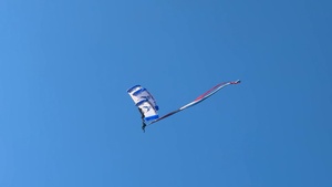 FIDAE 2026: Wings of Blue parachuting & Crowd Interactions