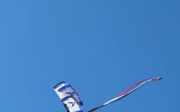 FIDAE 2026: Wings of Blue parachuting &amp; Crowd Interactions