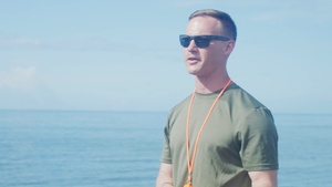 22nd MEU (SOC) | India Co. Open Water Swim Training