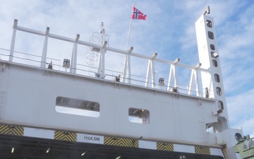 CORE26 | U.S. Marines Offload Ground and Logistical Equipment after Arctic Exercise