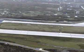 U.S. Coast Guard conducts overflights to assess hazards, damage following Typhoon Sinlaku