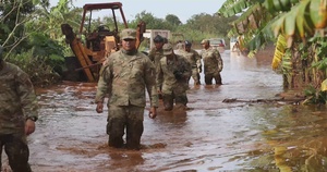 Hawaii National Guard Soldier describes relief efforts after record Waialua flooding