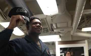 USS Bulkeley Sailors watch The Big Game Feb. 8, 2026