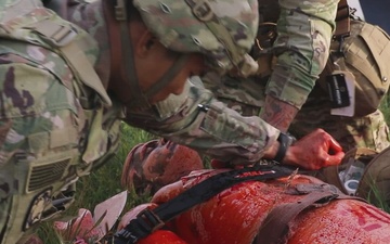 Medics take part in Delayed Evacuation Casualty Management Training