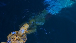 USS Nimitz Weighs Anchor
