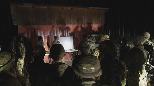 21st Theater Sustainment Command Best Squad Competition Night Land Navigation B-Roll