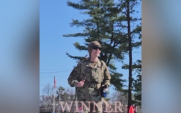 NH Airman wins 18.6-mile Norwegian Foot March