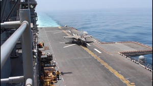 USS Tripoli F-35 Flight Ops