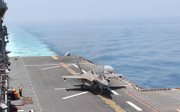 USS Tripoli F-35 Flight Ops