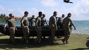 Army Security Cooperation Group–South train on Rigid Inflatable Boats in Panama