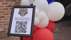 U.S. service members engage with members of the community at Puttery