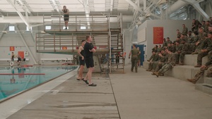 MCRD San Diego Headquarters and Service Battalion Swim Qualification