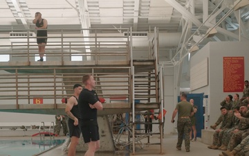 MCRD San Diego Headquarters and Service Battalion Swim Qualification