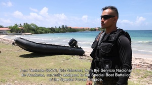Army Security Cooperation Group–South train on Rigid Inflatable Boats in Panama