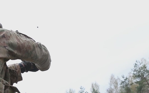 21st Theater Sustainment Command Best Squad Competition M17 pistol Qualification