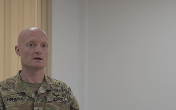 Interview: US Army 1st Sgt. Travis Herman talks African Lion 26 NCO development academics