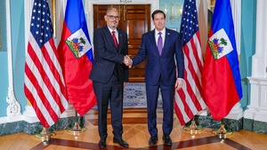 Secretary of State Marco Rubio meets with Haitian Prime Minister Alix Didier Fils-Aimé