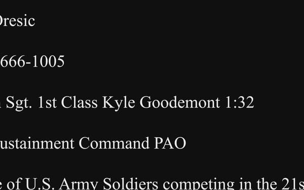 21st TSC Best Squad Competition Day 3 B-Roll