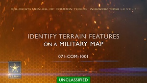 SMCT: Identify Terrain Features on a Military Map