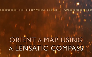 SMCT: Orient a Map Using a Lensatic Compass