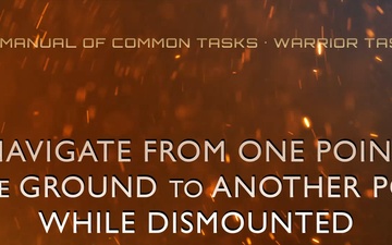 SMCT: Navigate From One Point on the Ground to Another Point While Dismounted