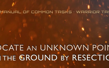 SMCT: Locate an Unknown Point on the Ground by Resection