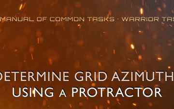 SMCT: Determine Grid Azimuths Using a Protractor