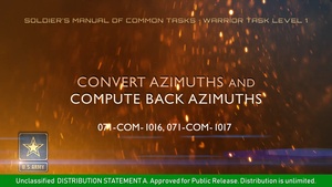 SMCT: Convert Azimuths and Compute Back Azimuths