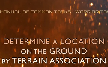 SMCT: Determine a Location on the Ground by Terrain Association