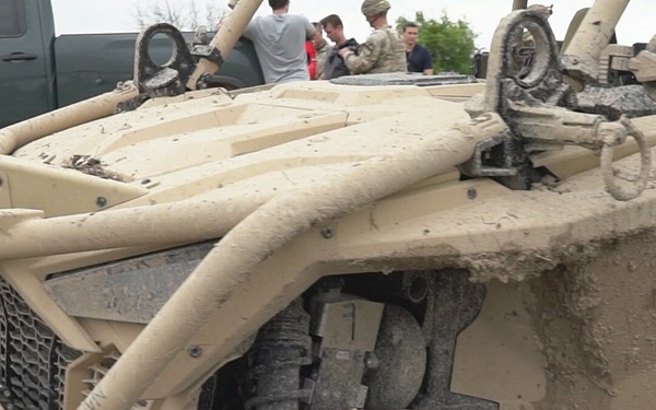1st Cavalry Division tests self-driving vehicles B-roll
