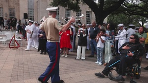 Houston Fleet Week: Quantico Marine Corps Band perform at official Houston welcome event.