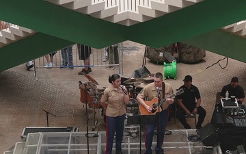 Houston Fleet Week: Quantico Marine Corps Band performs at the POST Expo