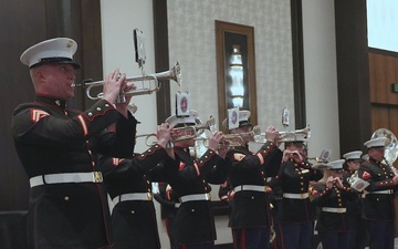 Houston Fleet Week: Quantico Marine Corps Band performs at the Fleet Week ball