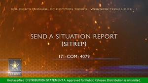 SMCT: Send a Situation Report (SITREP)