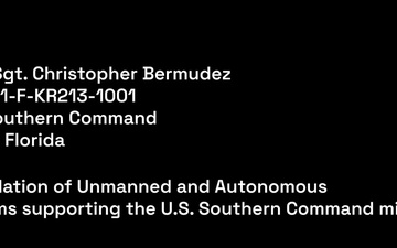 SOUTHCOM Establishes Autonomous Warfare Command
