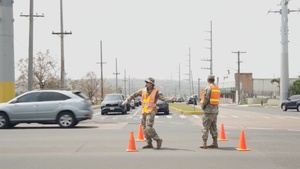 Guam National Guardsmen respond to Typhoon Sinlaku damages