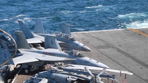 Nimitz Sailors Conduct Flight Operations