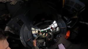 Aerial Wildland Firefighting Training Inside the Flight Deck of a California Air National Guard C-130J Super Hercules