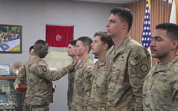 The 94th MP Battalion Are 19th ECS's Best Squad