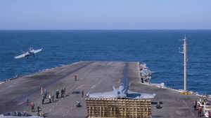 Nimitz Sailors Conduct Flight Operations