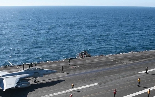Nimitz Sailors Conduct Flight Operations