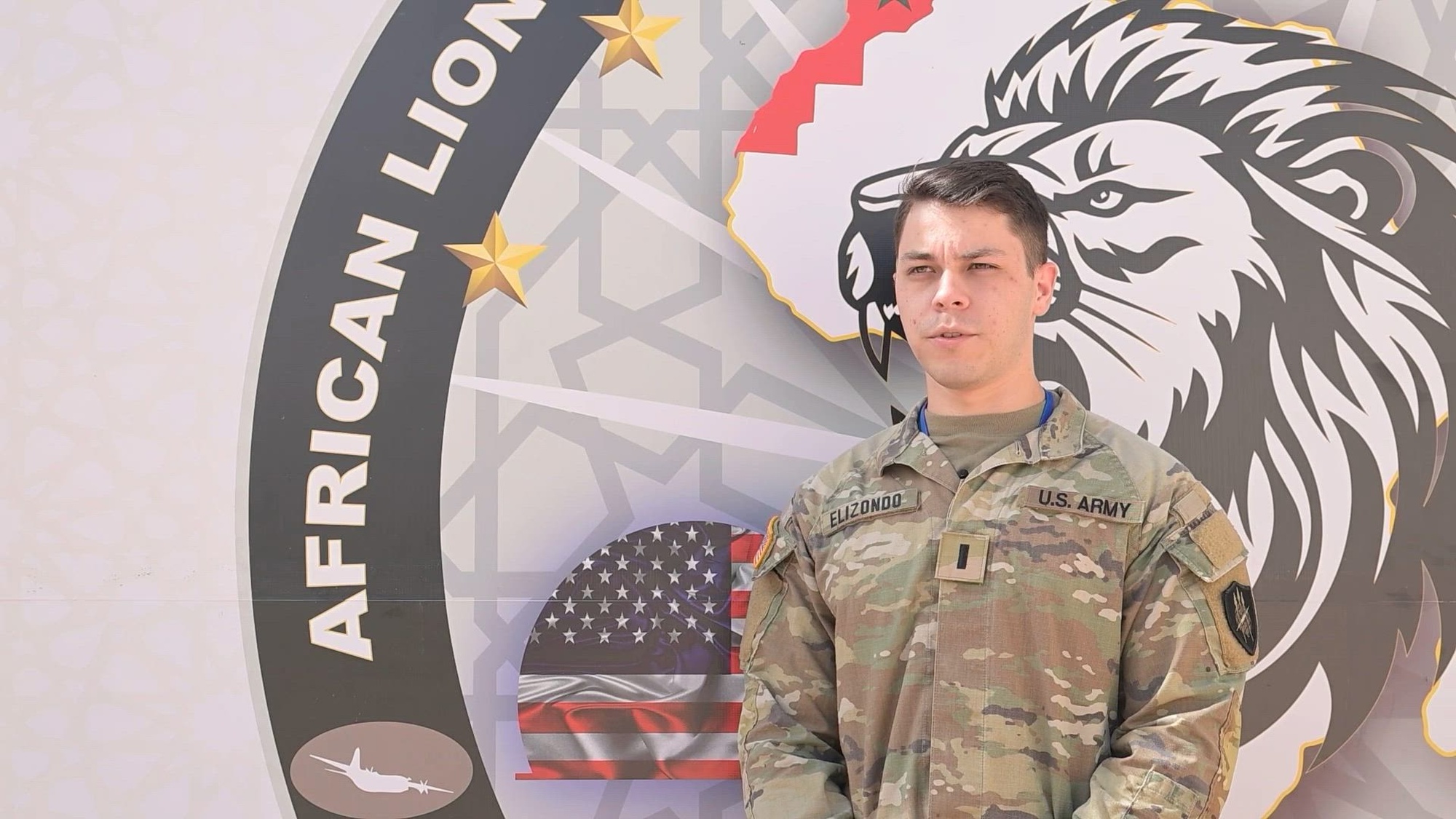 U.S. Army 1st Lt. Mason Elizondo, an African Lion 26 cyber defense operations instructor assigned to the 183 Cyber Protection Team, 302nd Cyber Battalion speaks about the academics portion of AL26 at Southern Zone Headquarters, Agadir, Morocco, April 20, 2026. The exercise’s multinational academics engaged approximately 400 students across more than 20 military subjects, increasing a shared understanding of best practices.

AL26 is U.S. Africa Command's largest annual joint exercise, designed to strengthen collective security capabilities of the U.S., African nations and global allies. Led by U.S. Army Southern European Task Force, Africa (SETAF-AF) from April 20 to May 8, 2026, and hosted in Ghana, Morocco, Senegal, and Tunisia, AL26 involves over 5,600 civilian and military personnel from more than 40 nations, using innovation to drive partner-led regional security. (U.S. Air Force video by Airman 1st Class Alexandra Dale)