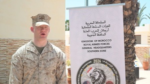 Interview: US Marine Corps Maj. Keefe Murtaugh discusses African Lion 26 academics